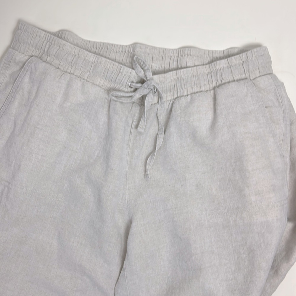 Tan Linen Pants